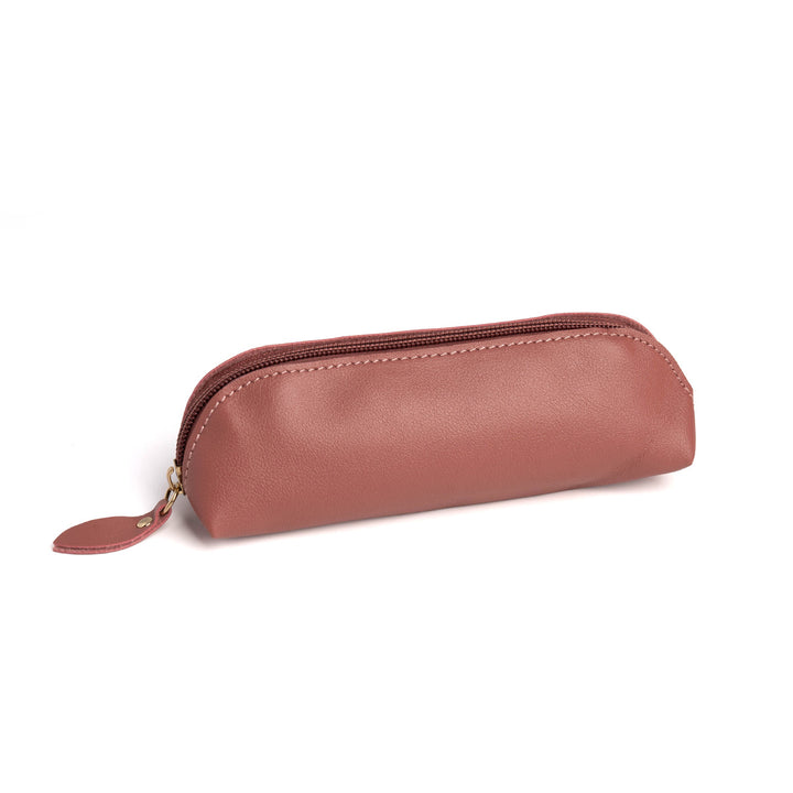 Premium Leather Zippered Pencil Case Kalsten