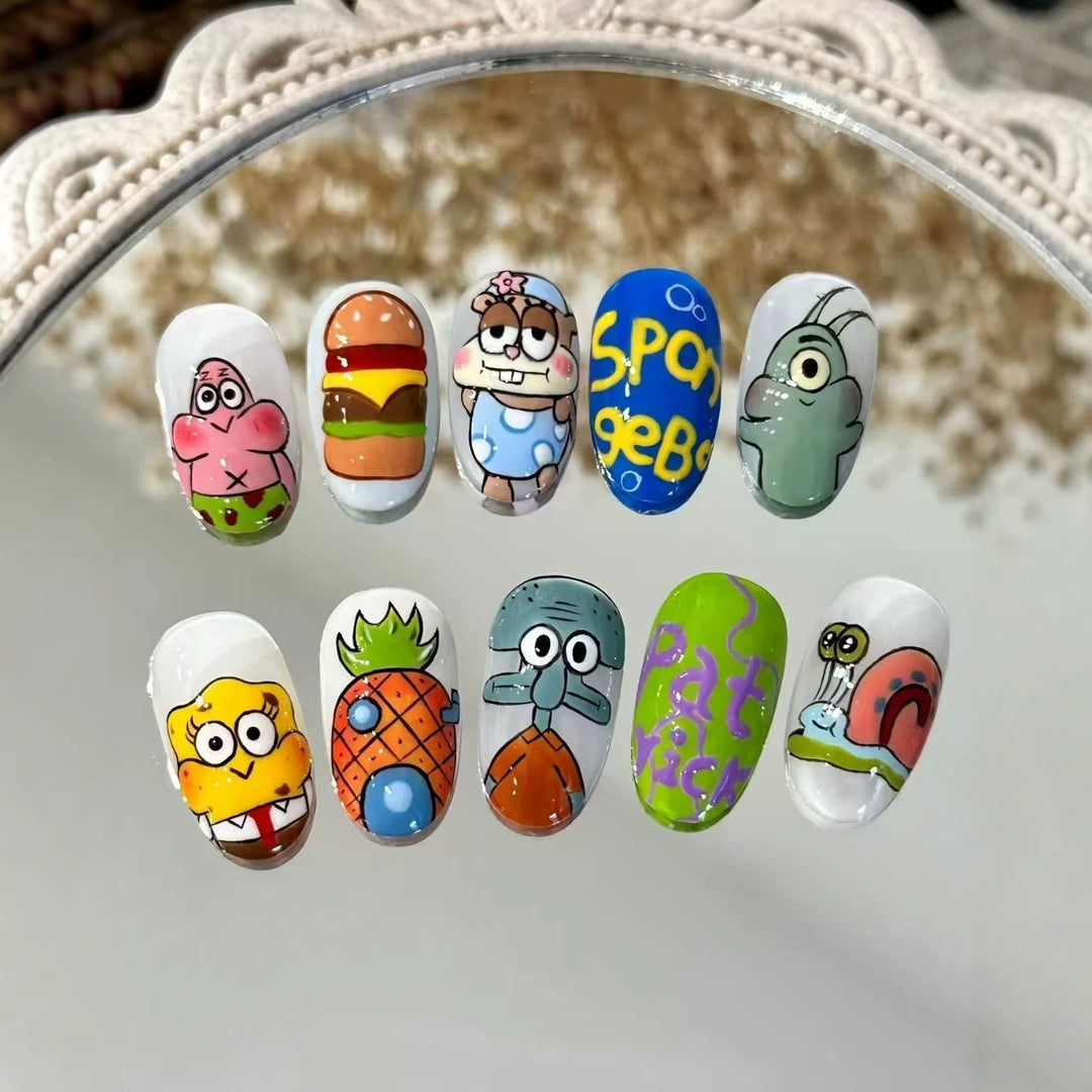 Fun Character Nail Art Set Kalsten