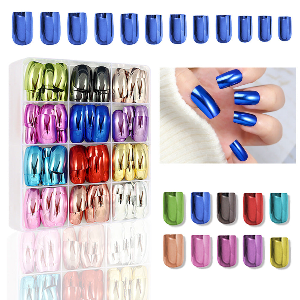 Metallic Polish Press-On Nail Set Kalsten