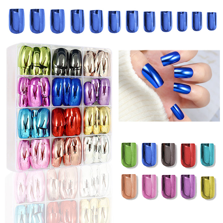 Metallic Polish Press-On Nail Set Kalsten