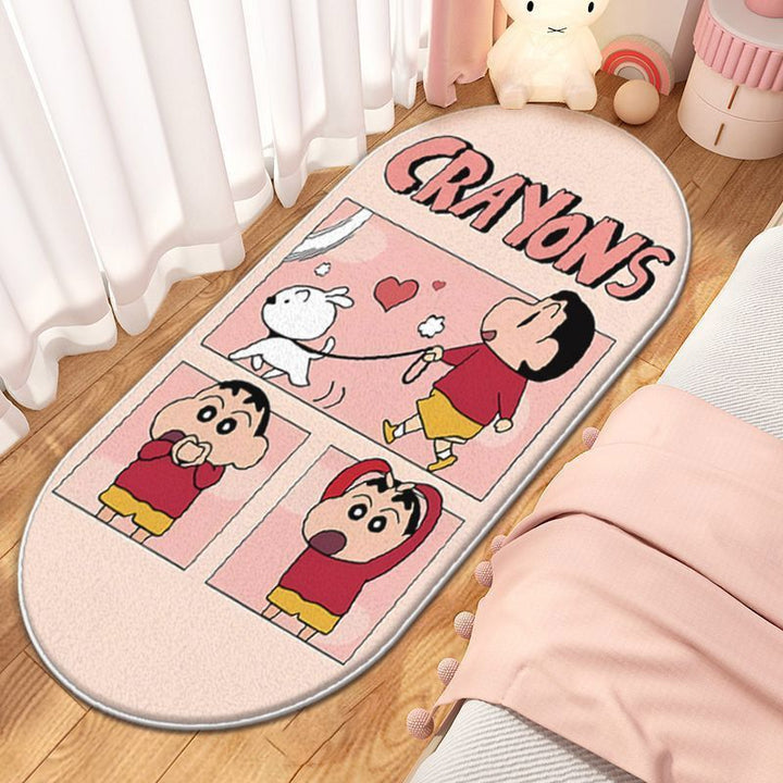 Whimsical Hamburger-Themed Area Rug