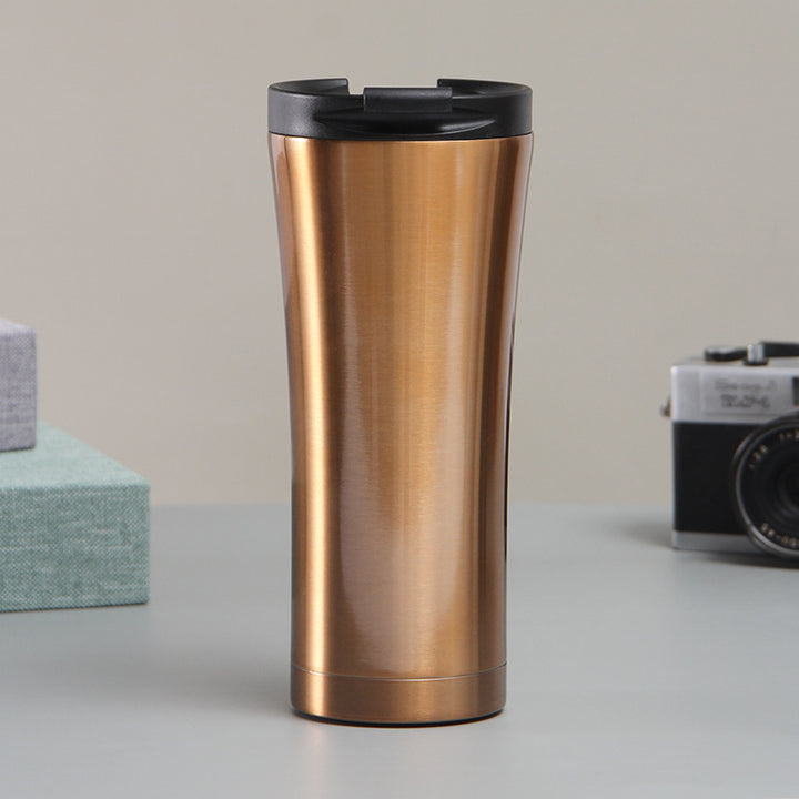 Women elegant double-walled coffee mug with non-slip silicone base Kalsten