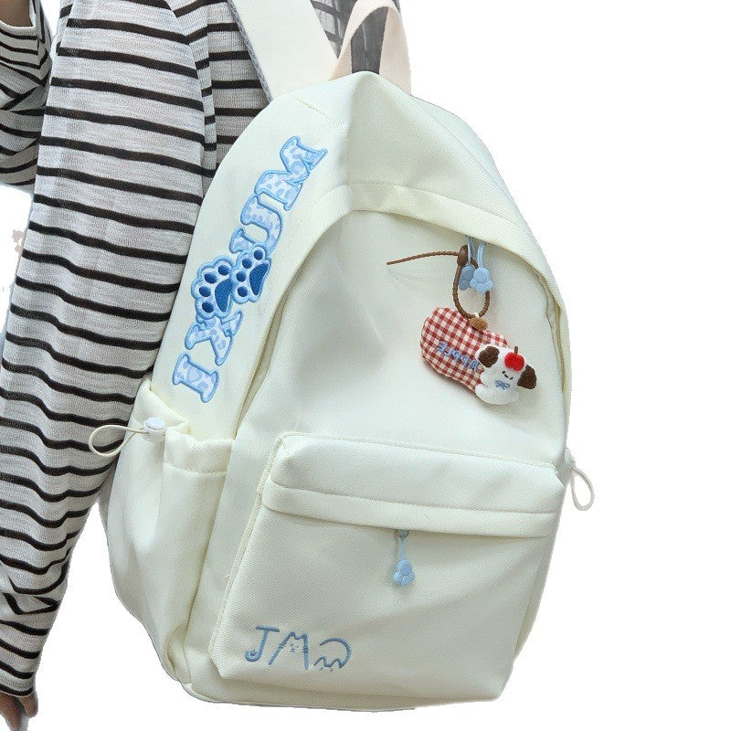 Embroidered Character-Themed Backpack Kalsten