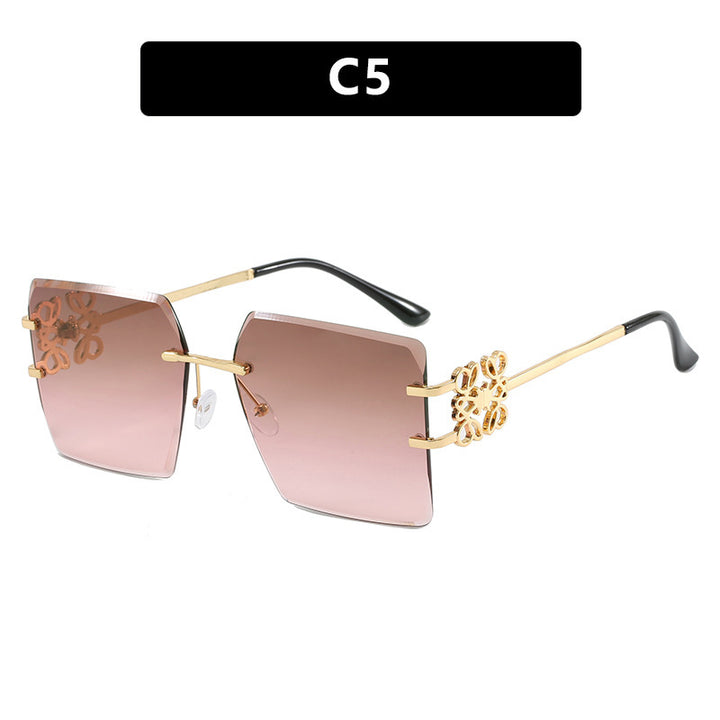 Ladies Designer Sunglasses with striking geometric frame Kalsten