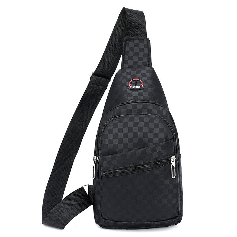 Waterproof Checker Pattern Sling Bag Kalsten