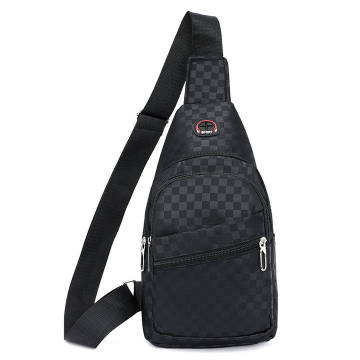 Waterproof Checker Pattern Sling Bag Kalsten