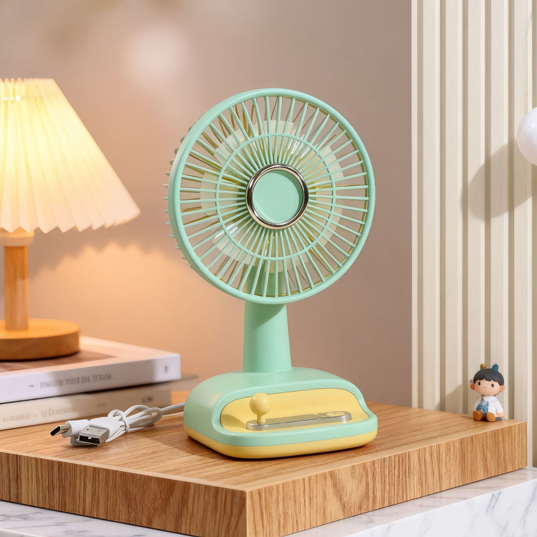 Ladies table fan with flexible tilt angle Kalsten