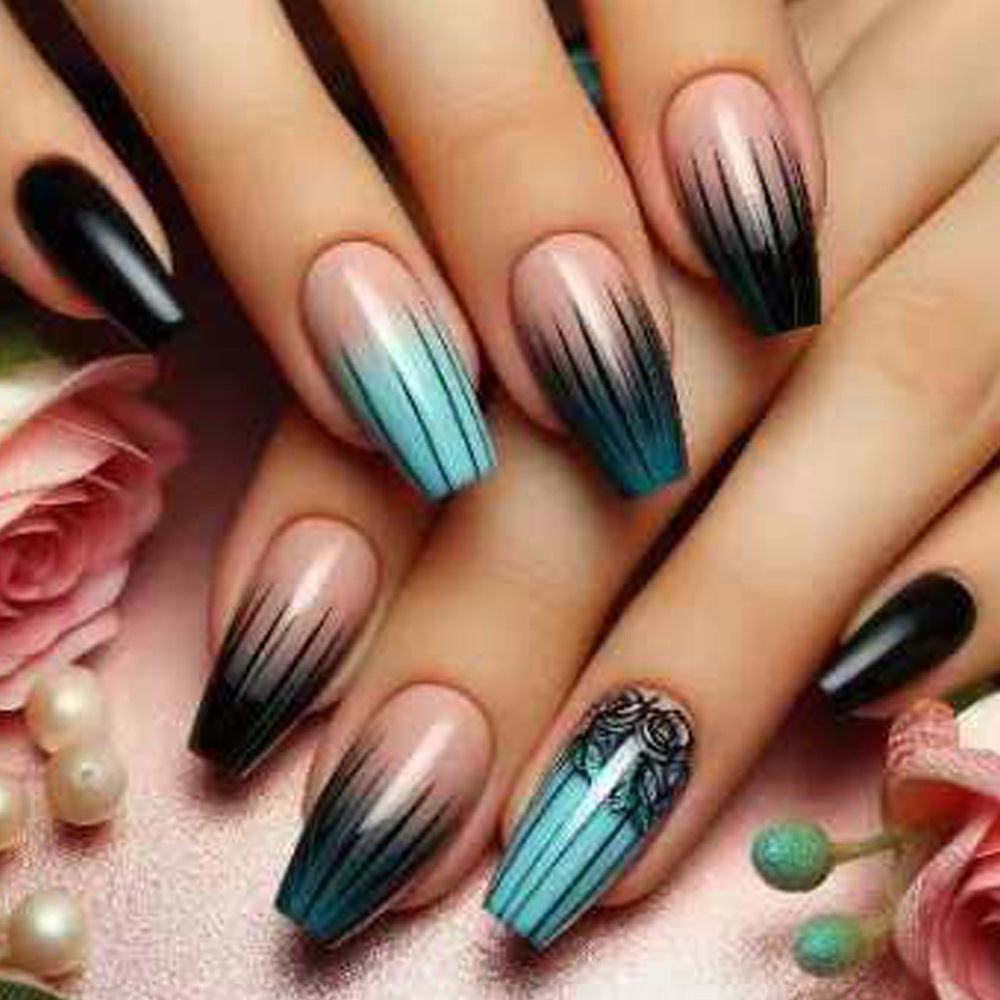 Ombre Gradient Nail Art Extensions Kalsten