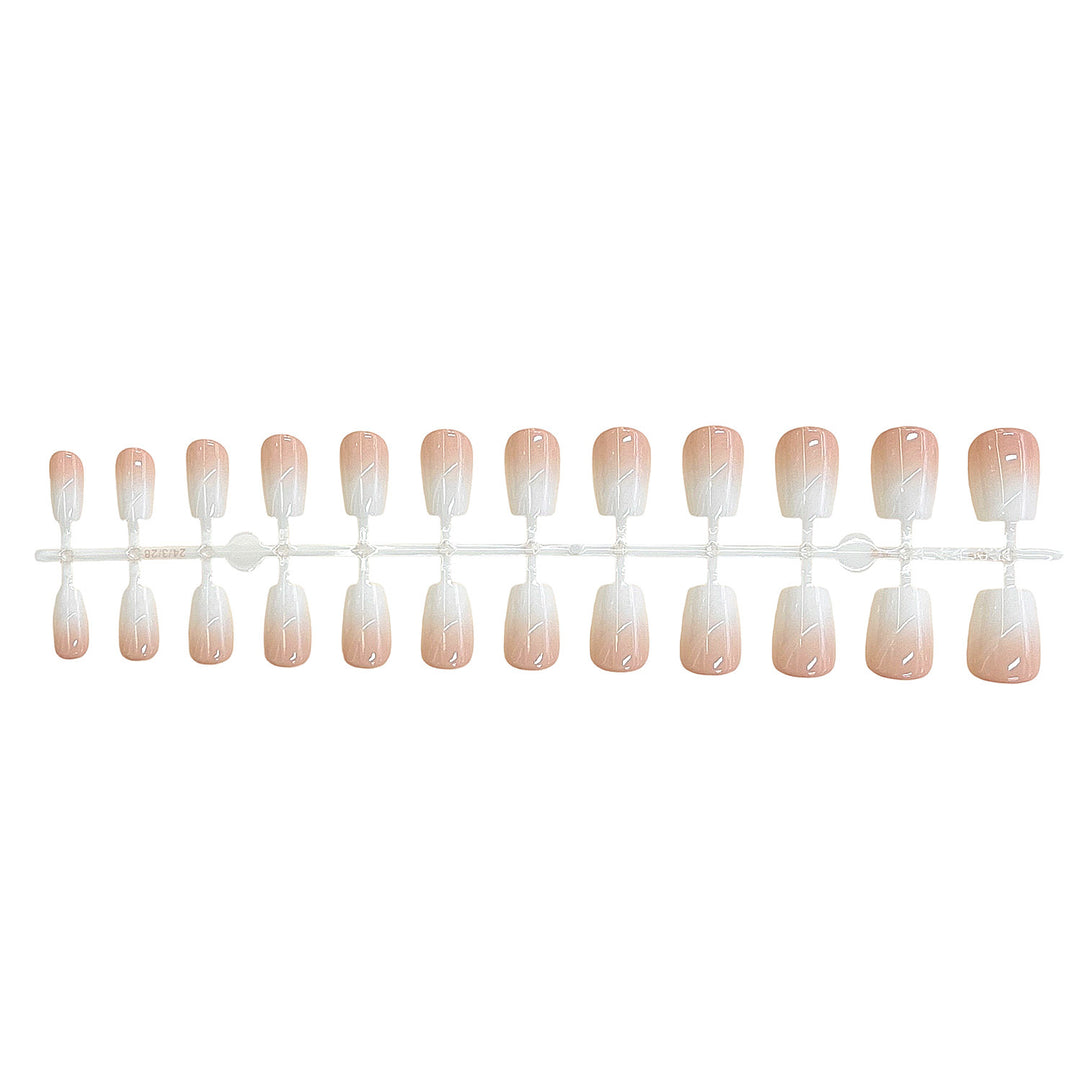 Premium Natural Finish Press-On Nail Set Kalsten