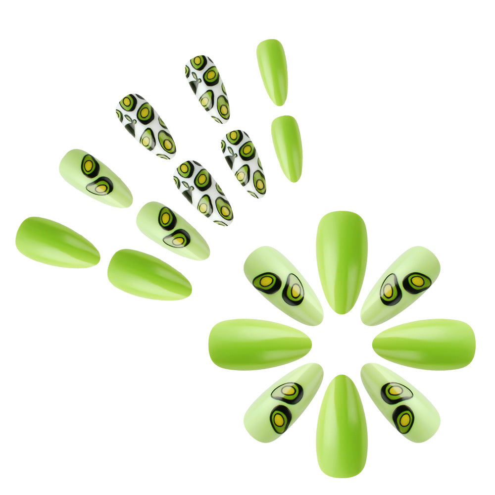 Avocado-Themed Press-On Nails Kalsten