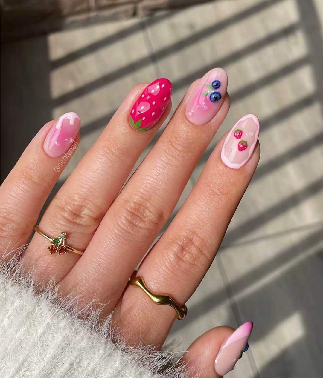 Artistic Fruit-Inspired Nail Art Kalsten