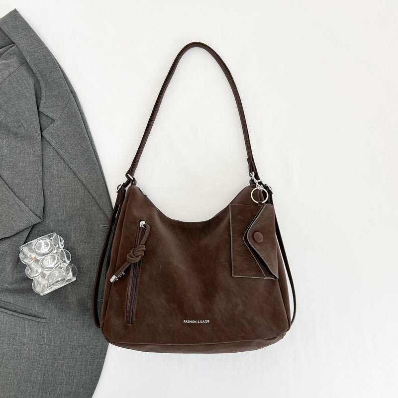 Casual Suede Hobo Bag