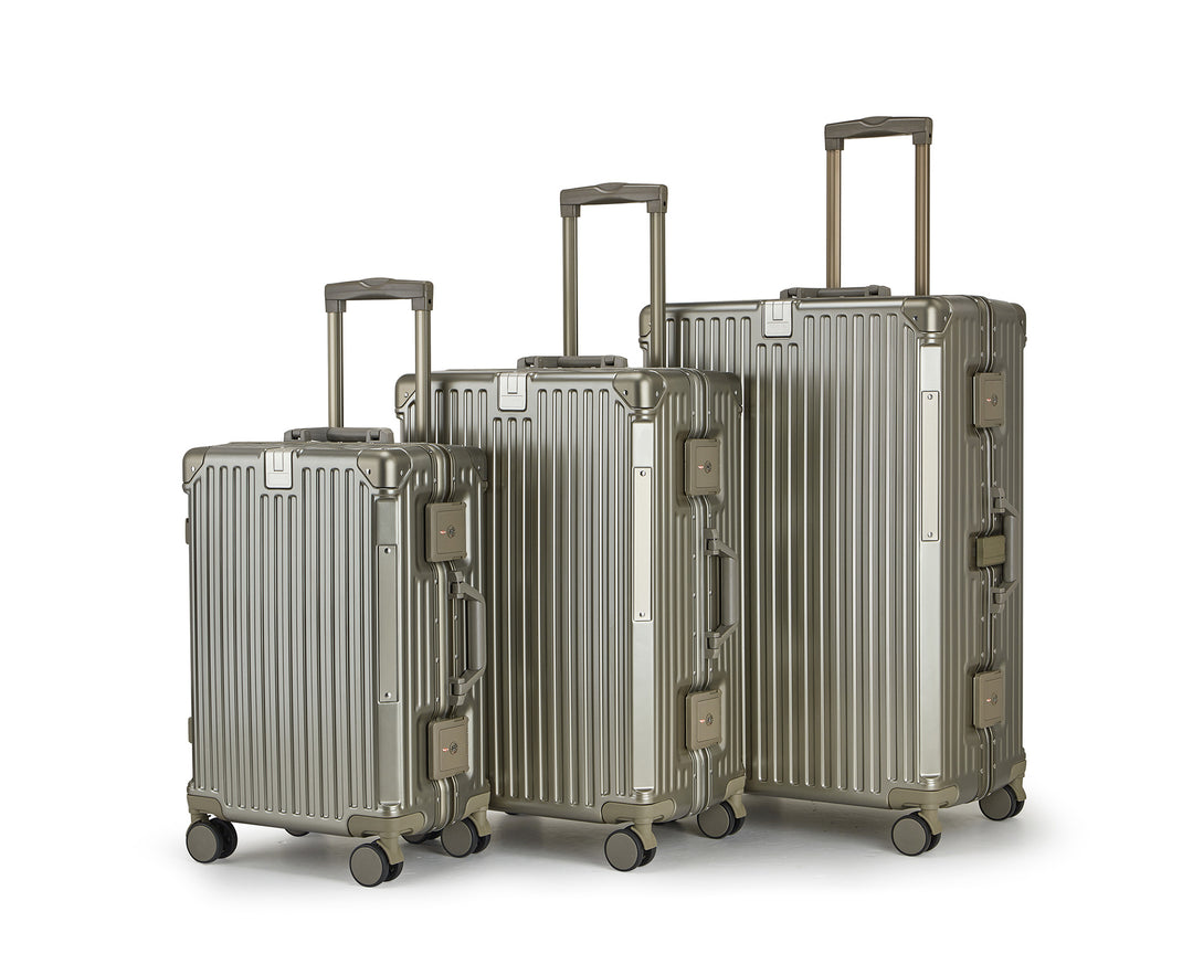 Unisex Aluminum Hard Shell Travel Luggage Set Kalsten