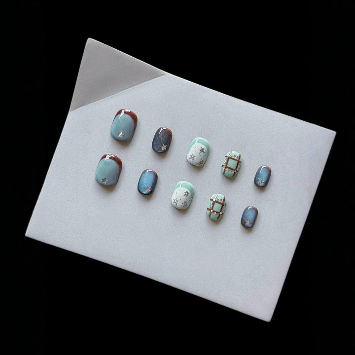 Custom Artistic Press-On Nails Collection