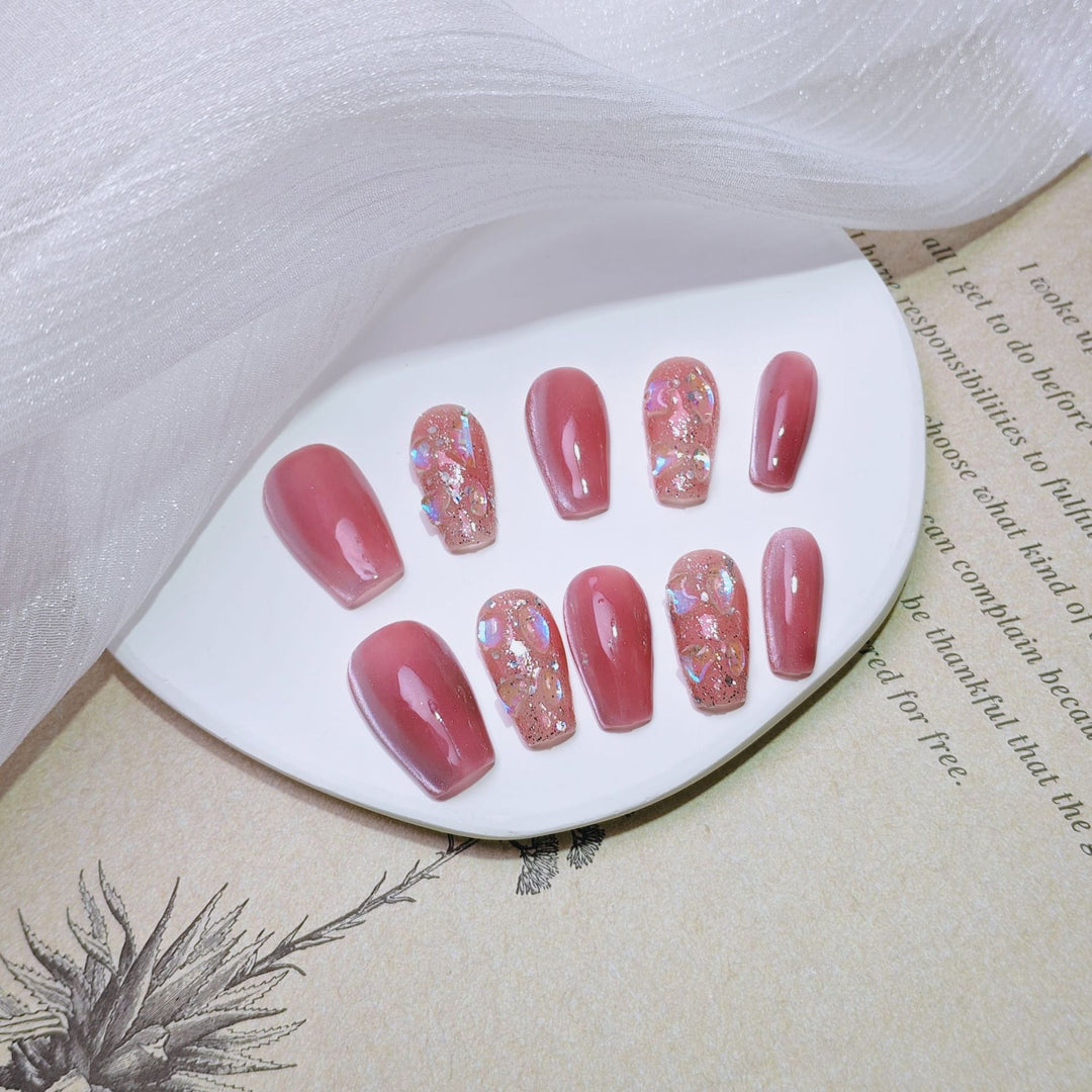 Elegant French Tip Press-On Nails Kalsten