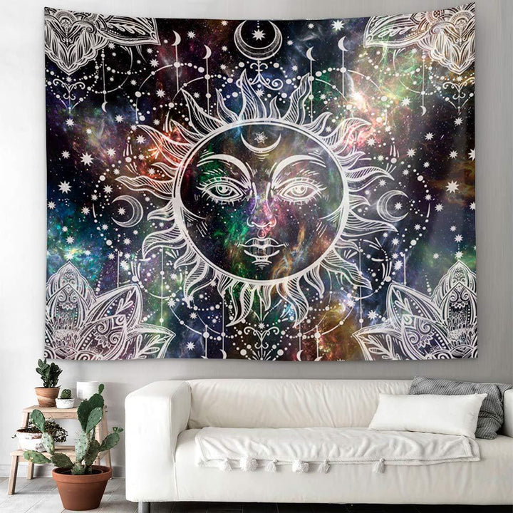 Owl-Inspired Artistic Wall Tapestry