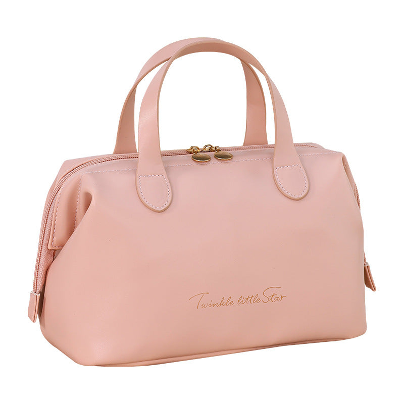 Cosmetic transport bag made of high-quality synthetic leather with stylish design Kalsten