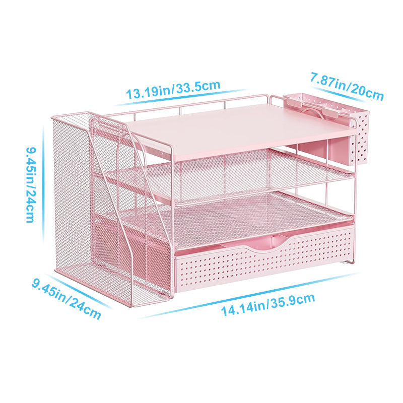 Multi-Functional Mesh Desk Organizer