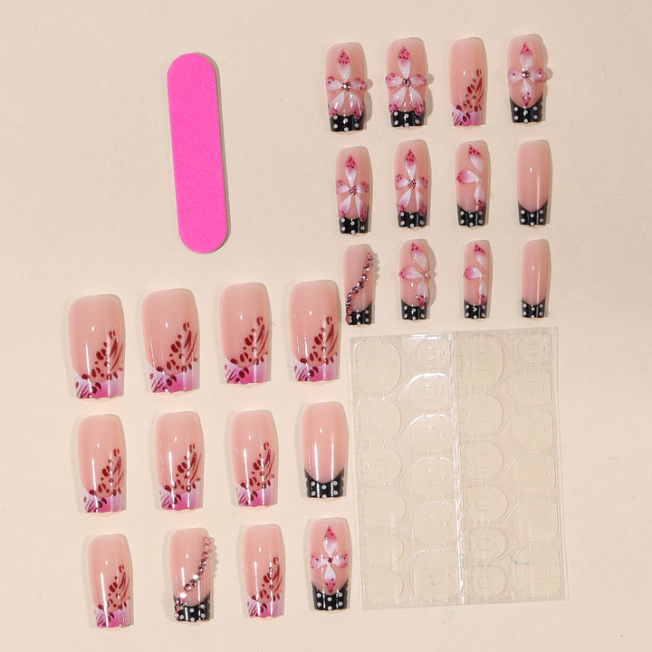 3D Floral Nail Art Extensions Kalsten