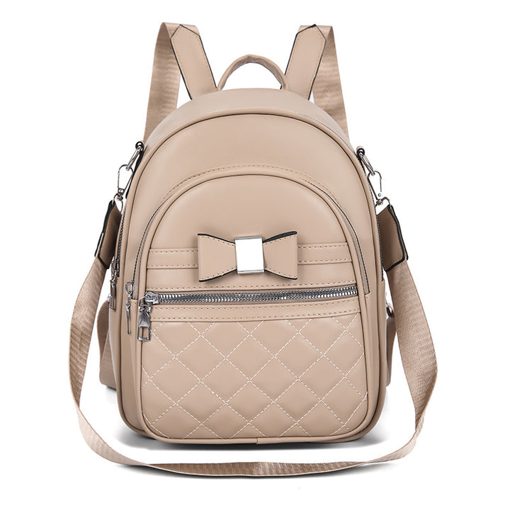 Bow Knot Quilted Backpack