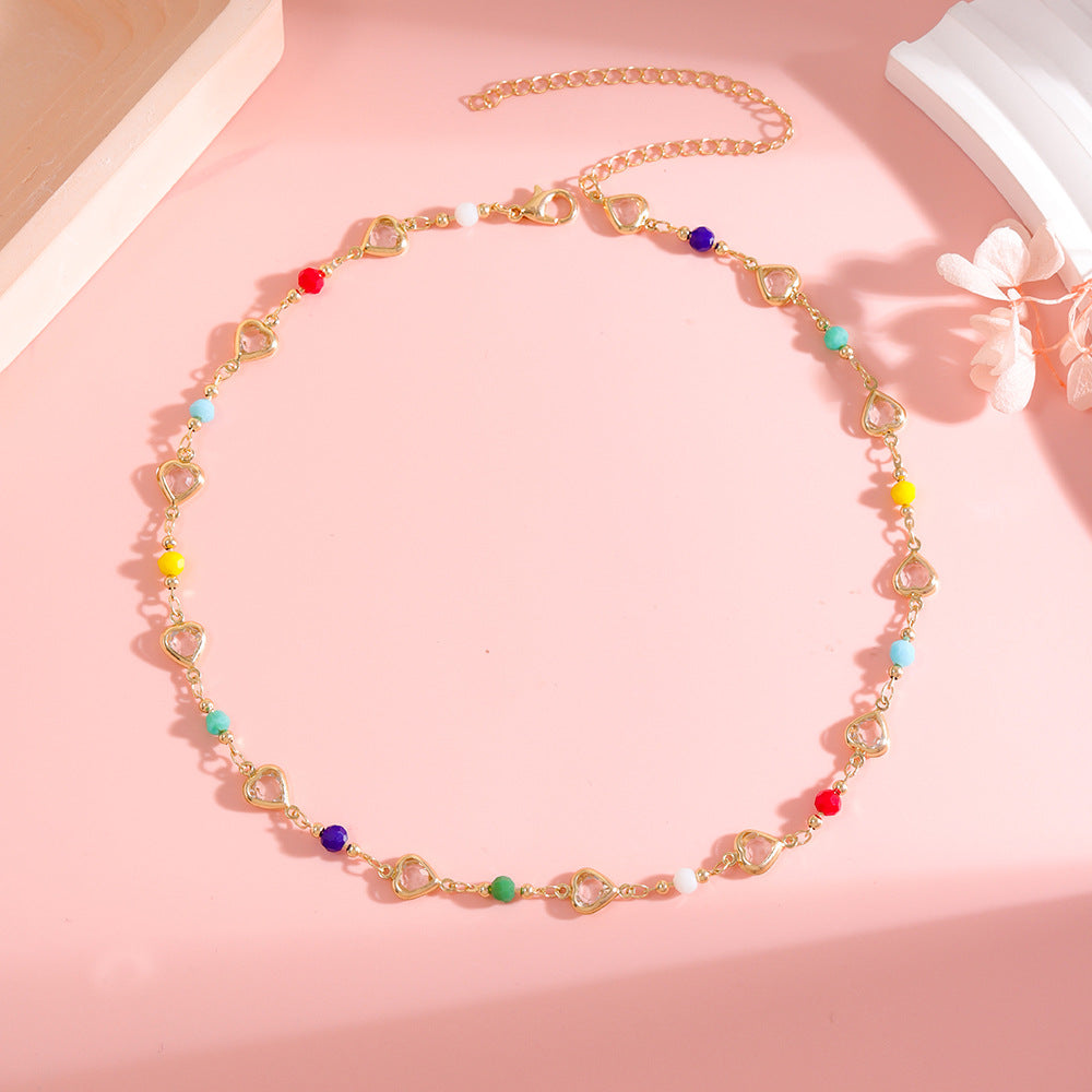 Colorful Heart Charm Bracelet Kalsten
