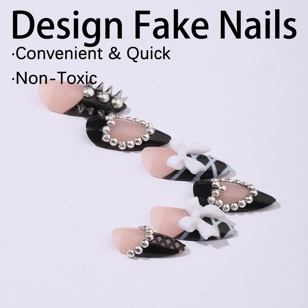 Creative Nail Art Set with Stylish and Unique Accents Kalsten