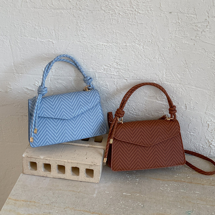 WoElegant Textured Fabric Handbag Kalsten