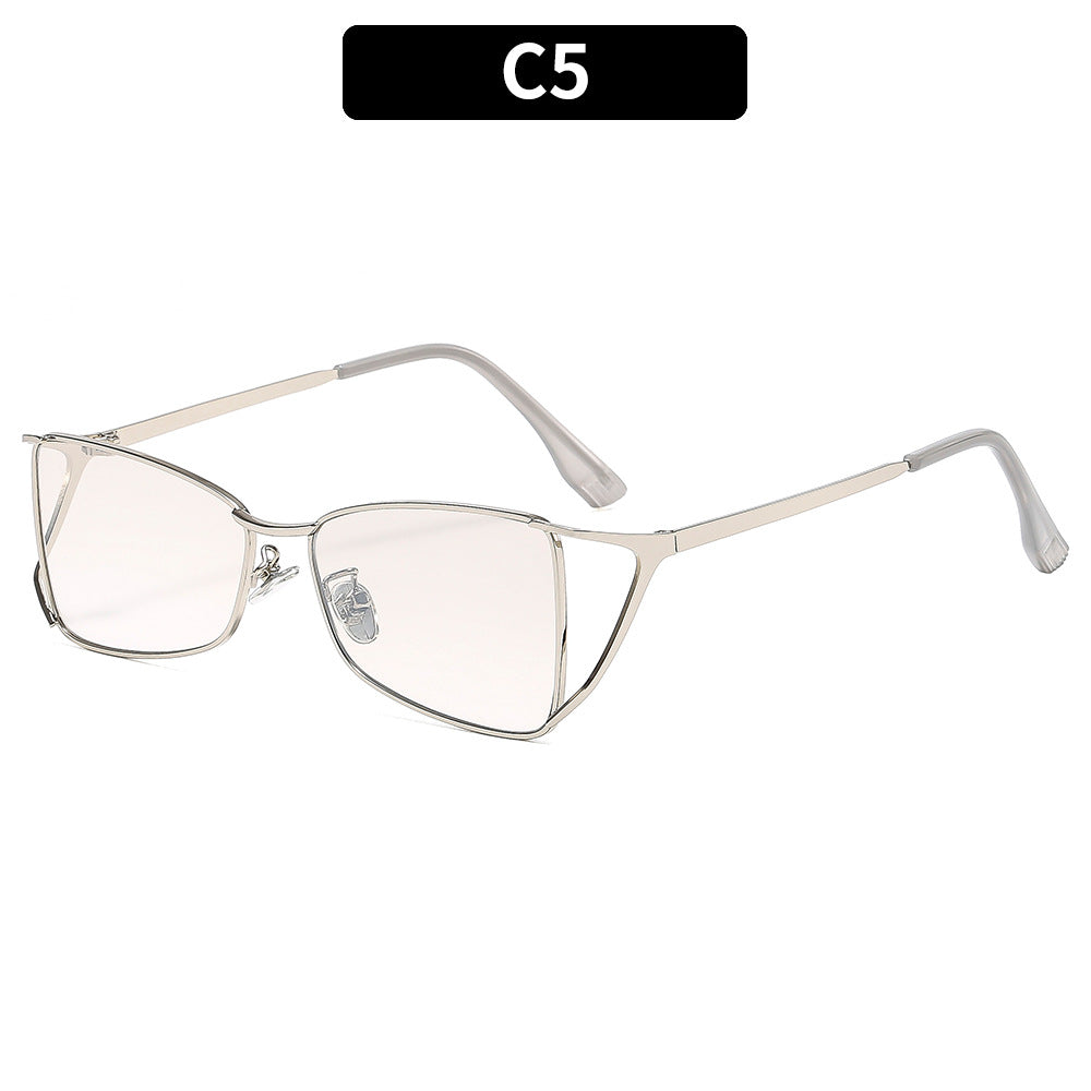 Chic Geometric Cat-Eye Sunglasses