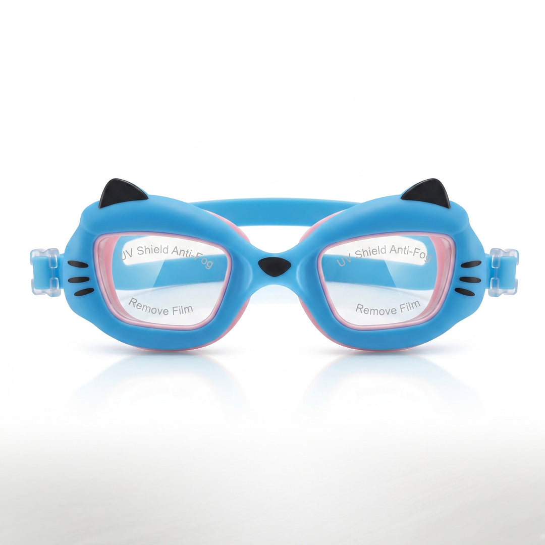 Swim goggles in a cute cat design with anti-fog technology Kalsten