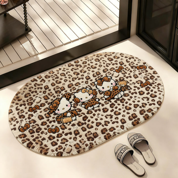 Fun Cartoon-Themed Bath Mat