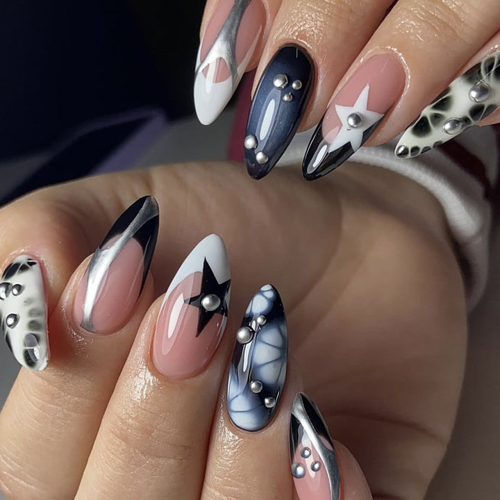Artistic Stiletto Nail Art Extensions Kalsten 1789713373