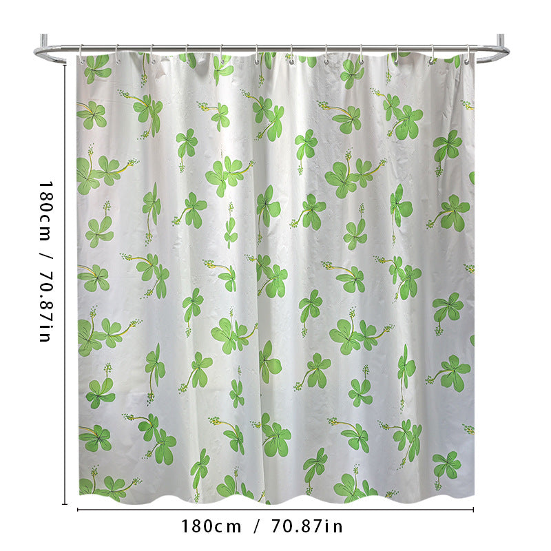 Floral Patterned Shower Curtain Kalsten
