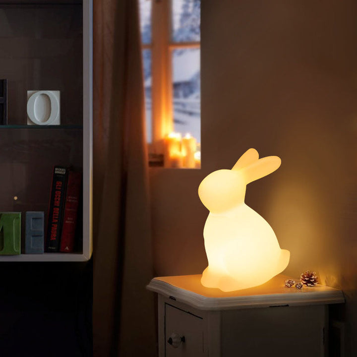 Contemporary Creative Rabbit PE LED Table Lamp for the Bedroom | Noxord