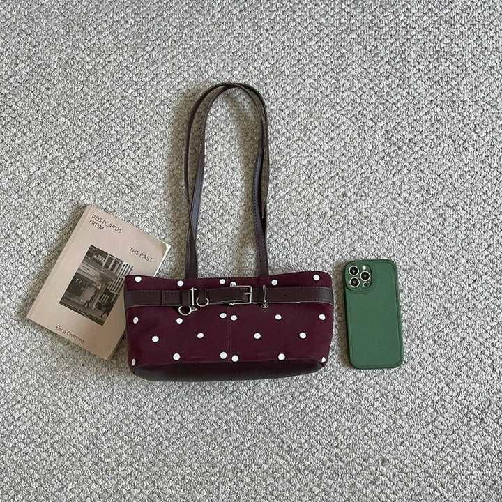 Stylish Polka Dot Shoulder Bag