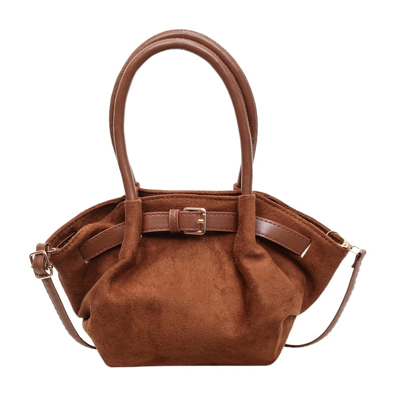 WoChic Suede Satchel Bag Kalsten