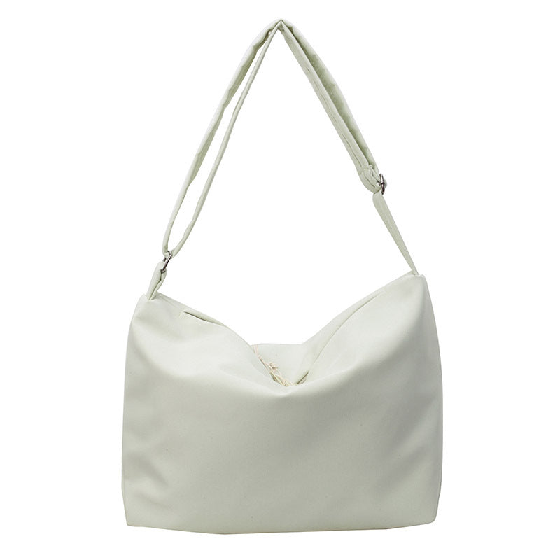 Contoured Soft Fabric Shoulder Bag Kalsten