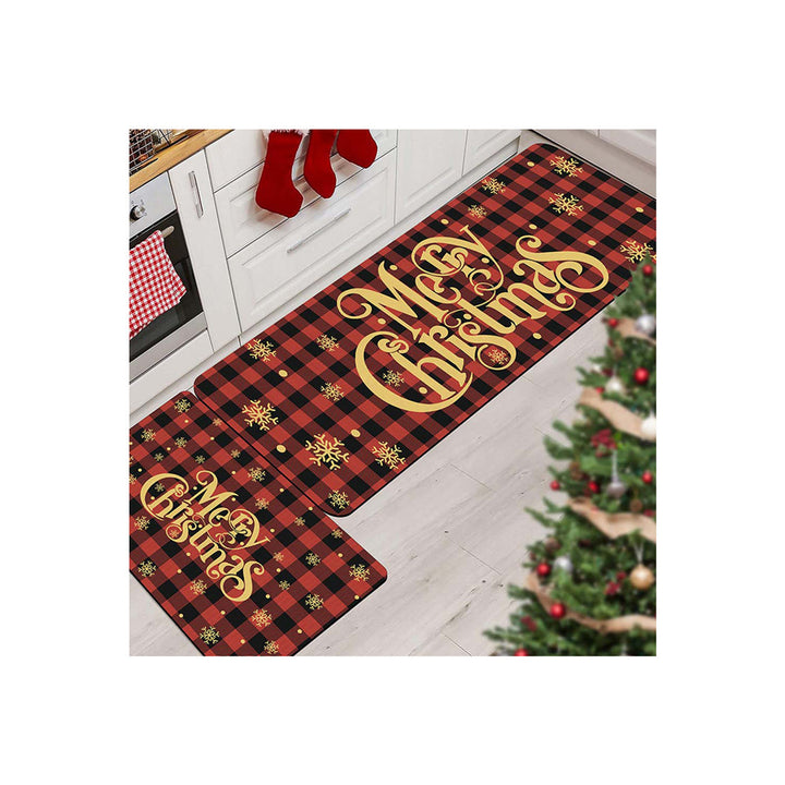 Christmas-Themed Kitchen Mat Set Kalsten