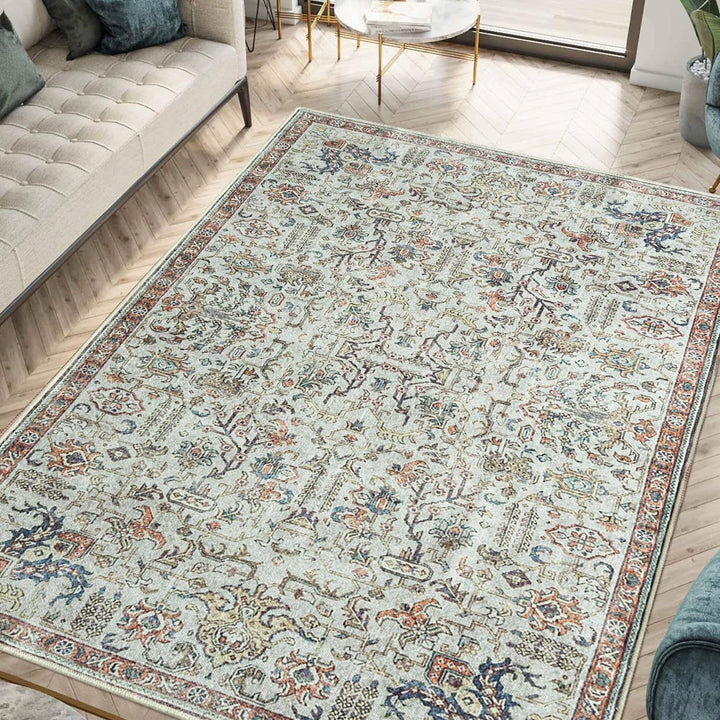 Bohemian Inspired Geometric Area Rug
