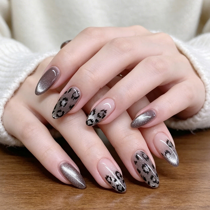Decorative Leopard Print Nail Art Enhancements Kalsten