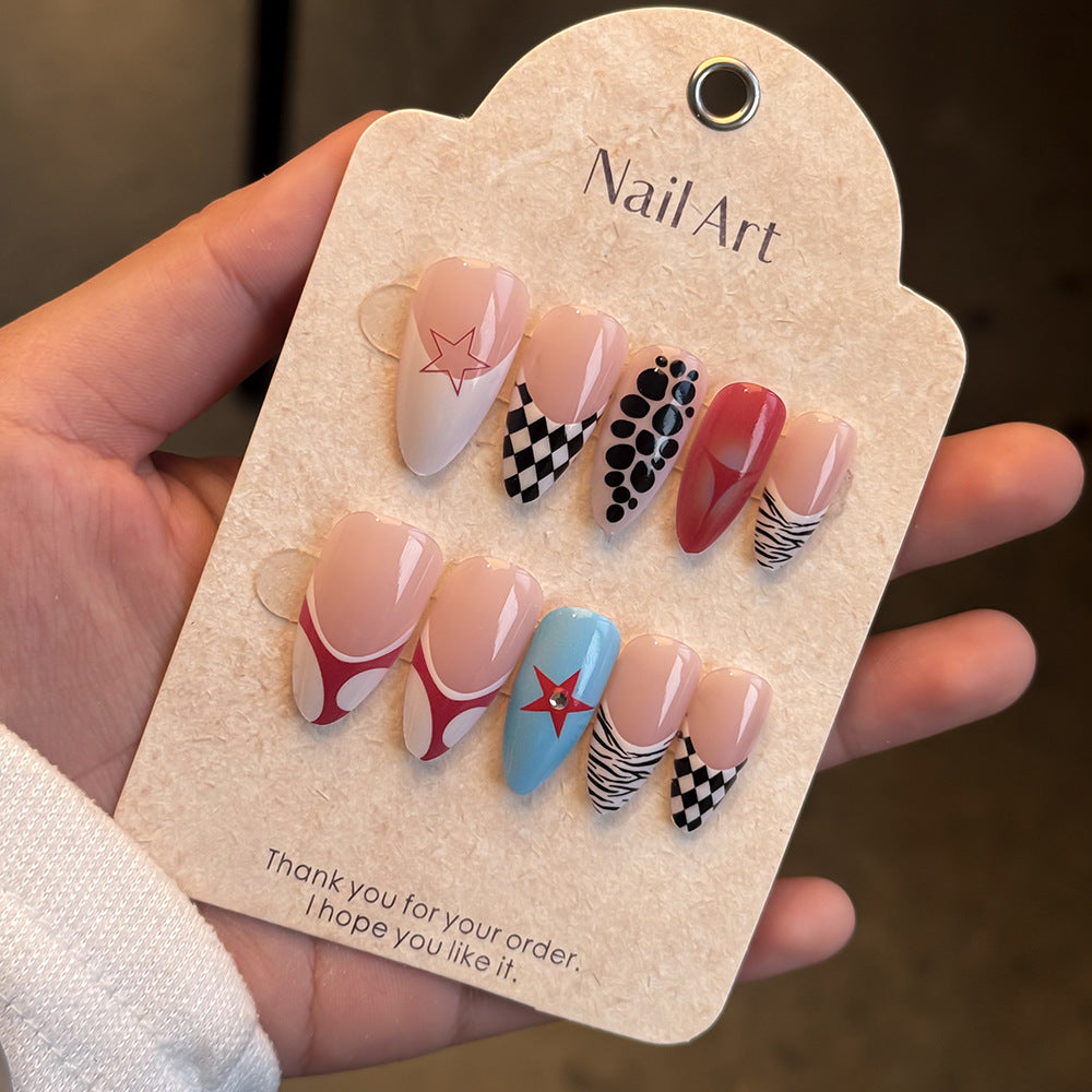 Artistic Press-On Nail Set Kalsten