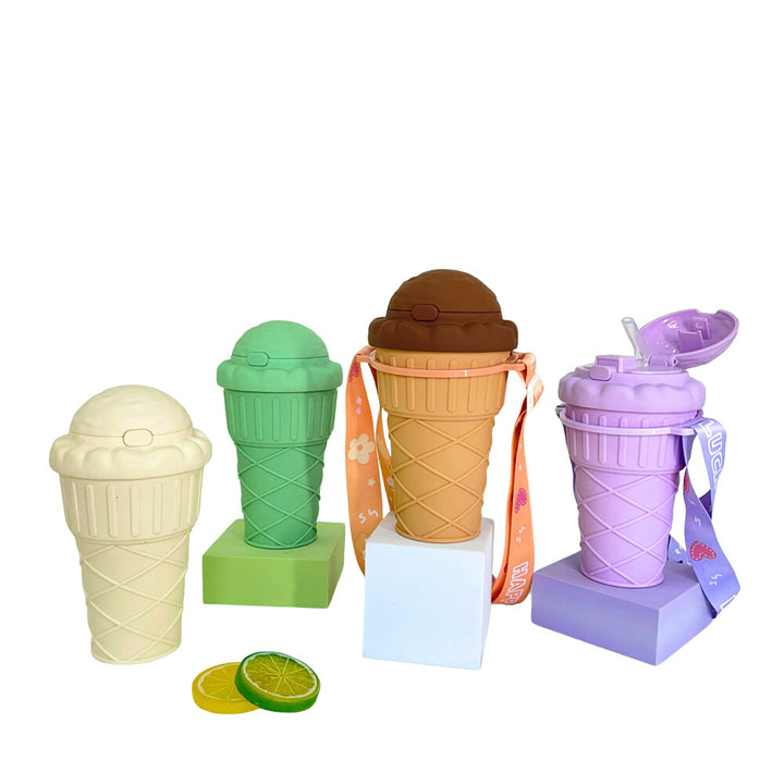 Women's Creative Ice Cream Cup Drinking Bottle Kalsten