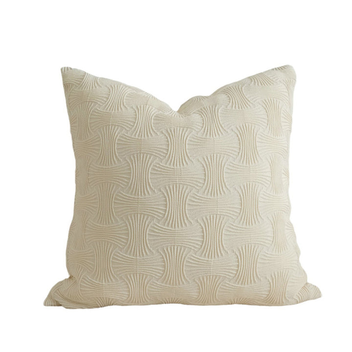 Square quilted pillowcase with cable pattern quilting and soft microfiber surface Kalsten