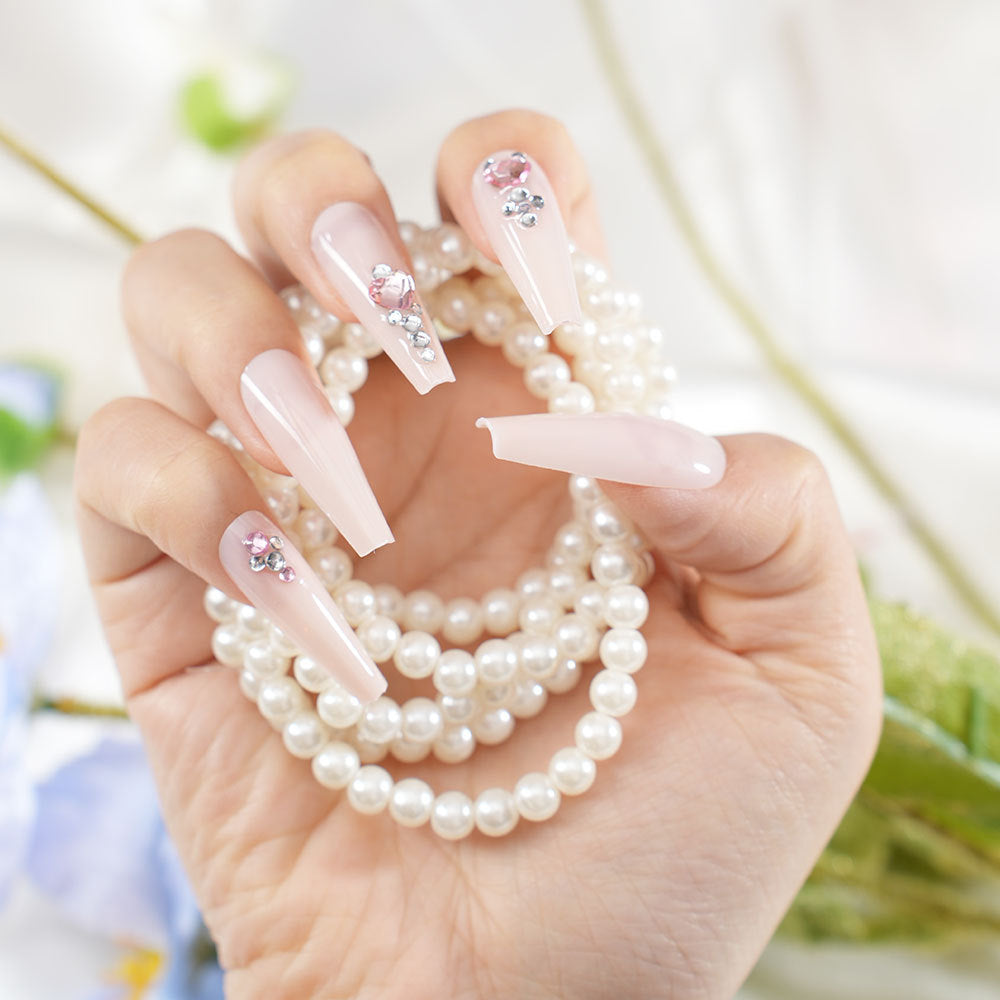 Decorative Stiletto Press-On Nails Kalsten
