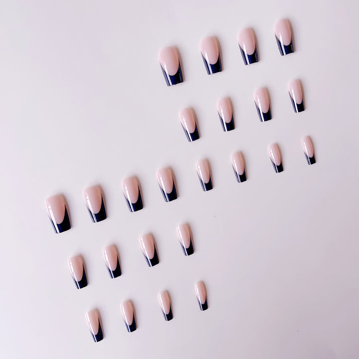 Artificial nail set with elegant tips and ombre effects Kalsten