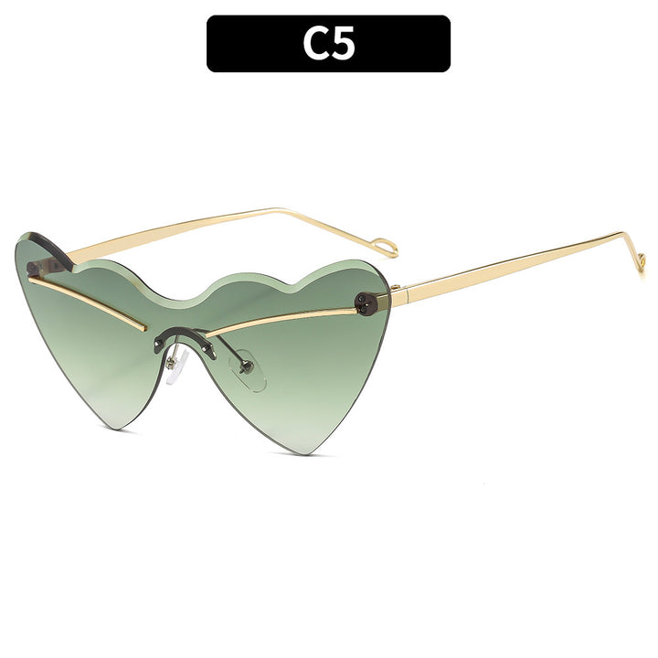 Heart-Shaped Stylish Sunglasses
