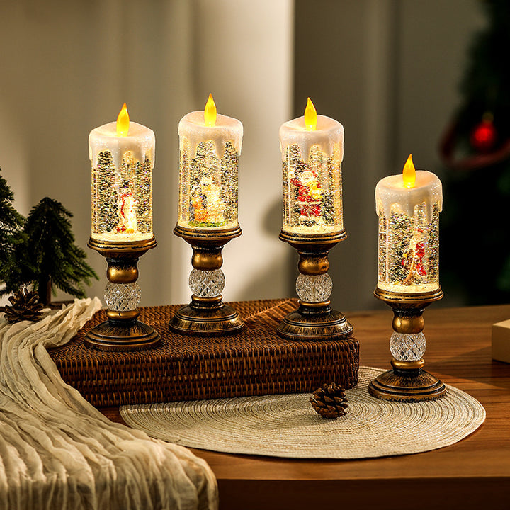 Christmas decoration lantern with snow globe Kalsten