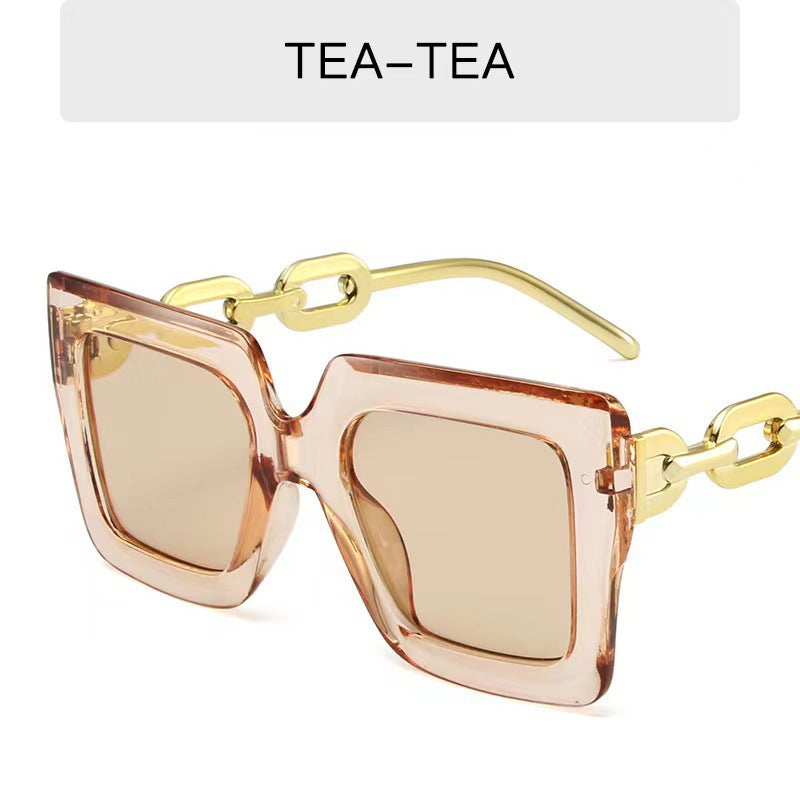 Stylish Wide Square Frame Sunglasses Kalsten