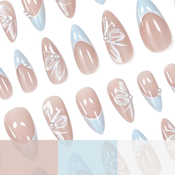 Elegant Floral Design Nail Art Kalsten