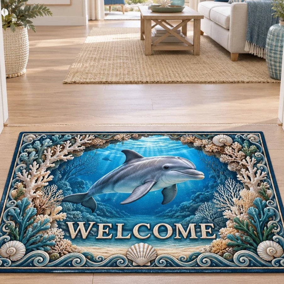 Floral Welcoming Door Mat Kalsten