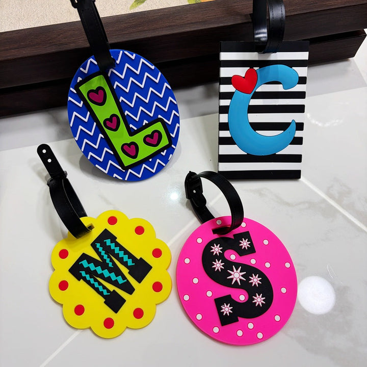 Playful Alphabet Luggage Tag Kalsten